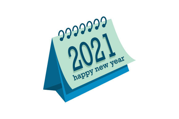 Download Happy New Year 2021 Calendar Vector - Premium Bundle