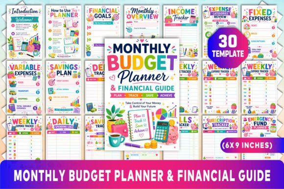 Download Monthly Budget Planner &amp; Financial Guide - Month Collection