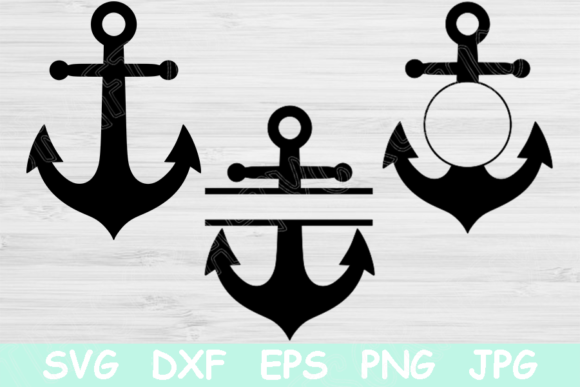 Download Split Boat Anchor Svg, Nautical Svg File - Nautical Collection