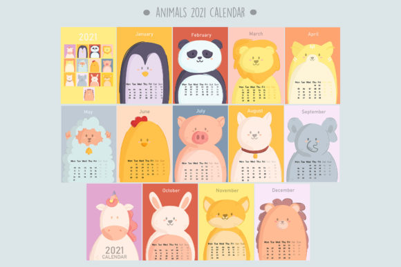 Download Animals 2021 Calendar - Premium Resources