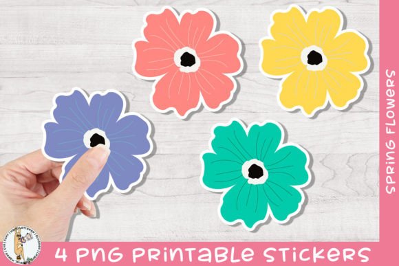 Download Spring Flower Printable Stickers - Premium Resources