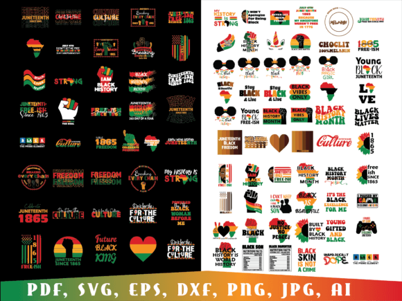 Download Black History Month Svg, Juneteenth Svg - Month Collection